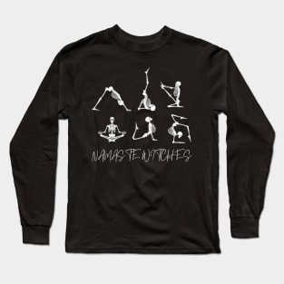 namaste wiches halloween Long Sleeve T-Shirt